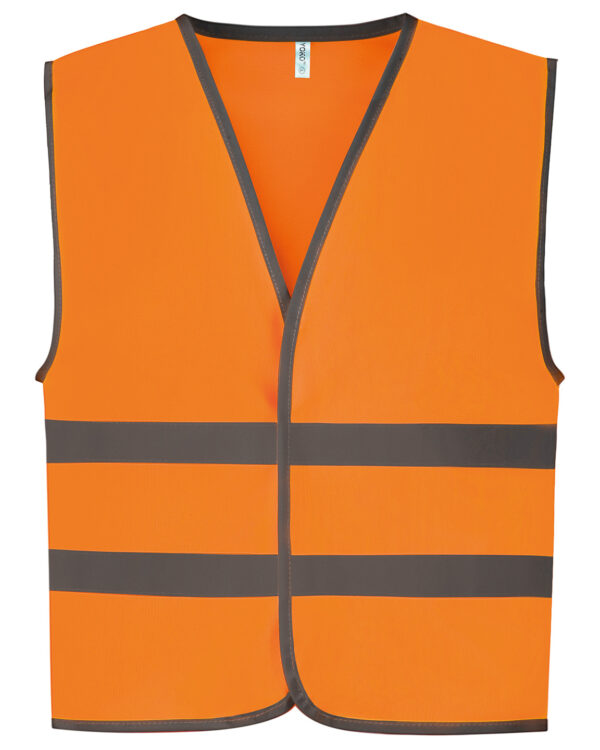 Hi-vis reflective border kids waistcoat (HVW102CH)