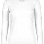 B&C #E150 long sleeve /women  White