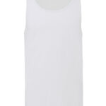 Unisex Jersey tank top White
