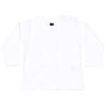 Baby long sleeve T White