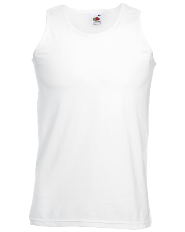 Valueweight athletic vest White