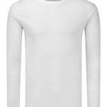 Iconic 150 classic long sleeve T White