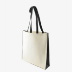 10oz Canvas Shopping Bag With Coloured Trim