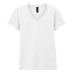 Softstyle™ women's v-neck t-shirt White