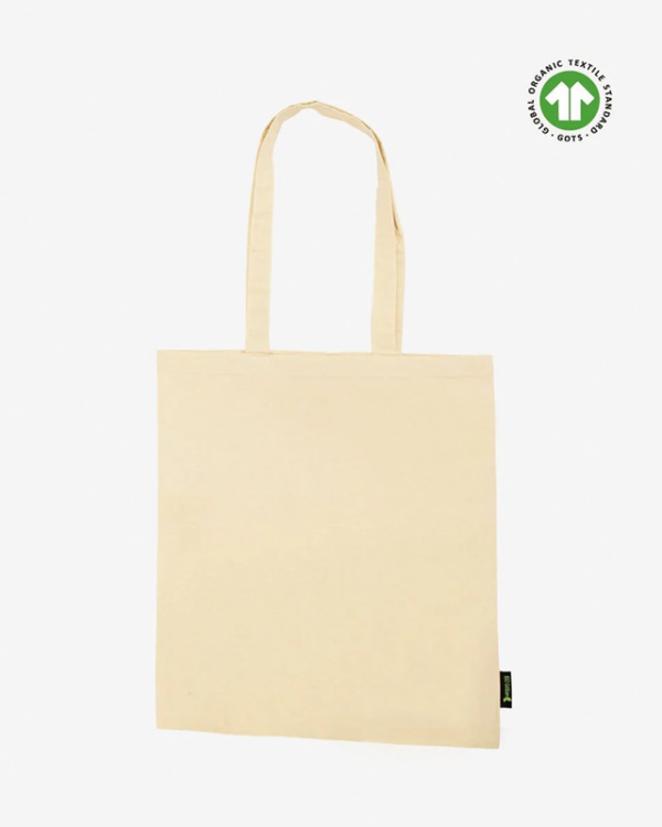 GOTS Certified Organic 5oz Cotton Tote Bag