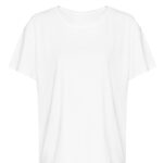Women’s open back T White