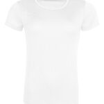 Women's recycled cool T White
