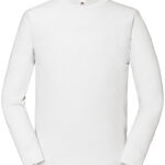 Iconic 195 ringspun premium long sleeve T White