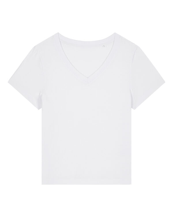 Women’s Stella Isla v-neck t-shirt (STTW176) White