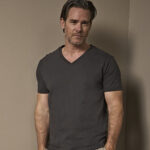 Fashion v-neck Sof tee (8006)